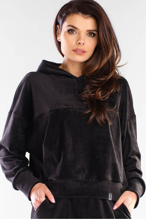 black - Sweatshirt model 155466 awama U704-155466