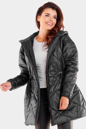 black - Jacket model 173972 awama U704-173972