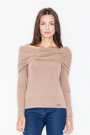 brown - Blouse model 60722 Figl U704-60722