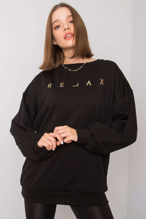 black - Sweatshirt model 160840 Ex Moda U704-160840