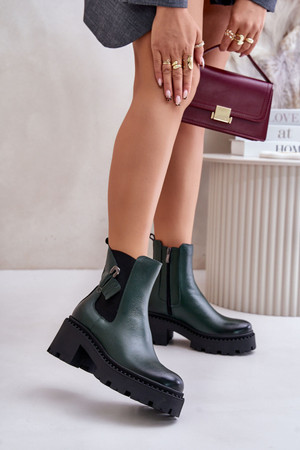 black - Heel boots model 201178 Step in style U704-201178