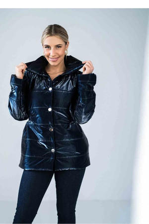 navy blue - Jacket model 174067 Figl U704-174067