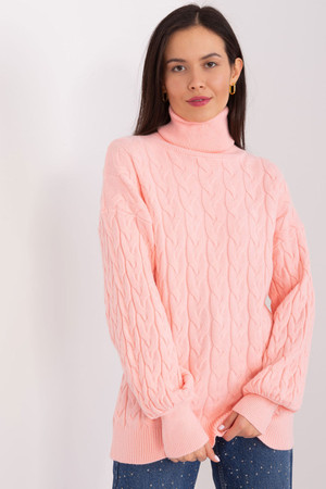 orange - Turtleneck model 188306 AT U704-188306