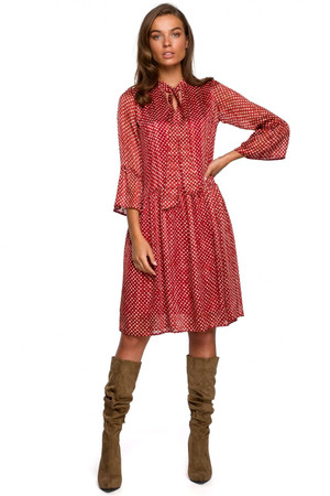 red - Daydress model 149245 Stylove U704-149245