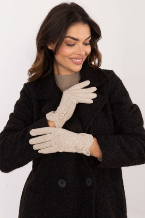 beige - Gloves model 200844 AT U704-200844