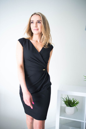 black - Evening dress model 108515 Jersa U704-108515