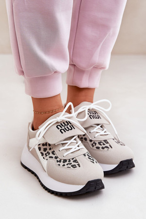 white - Platform sneakers model 211007 Step in style U704-211007