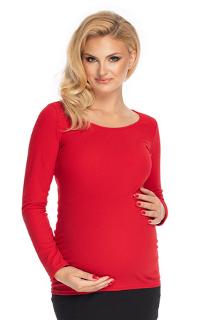 red - Maternity blouse model 147519 PeeKaBoo U704-147519