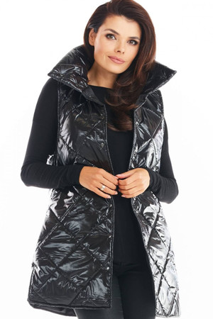 black - Gilet model 149796 awama U704-149796