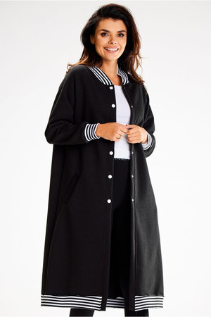 black - Sweatshirt model 187130 awama U704-187130