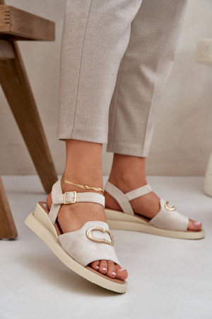 beige - Buskin model 210146 Step in style U704-210146