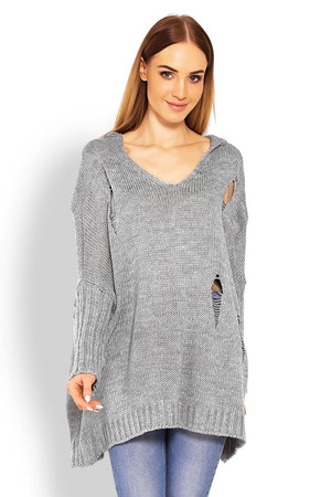 grey - Long jumper model 114560 PeeKaBoo U704-114560