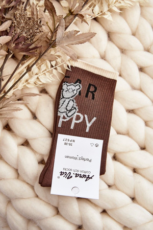 brown - Socks model 191455 Step in style U704-191455