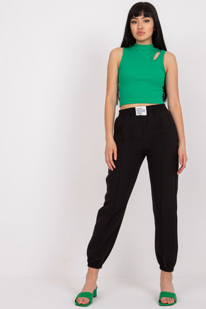 black - Women trousers model 167004 Italy Moda U704-167004
