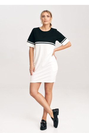 beige - Daydress model 198487 Figl U704-198487