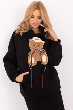 black - Sweatshirt model 204377 Italy Moda U704-204377