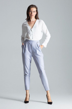 grey - Women trousers model 135784 Figl U704-135784