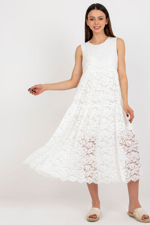 white - Daydress model 181678 Och Bella U704-181678
