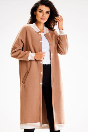 beige - Sweatshirt model 187131 awama U704-187131