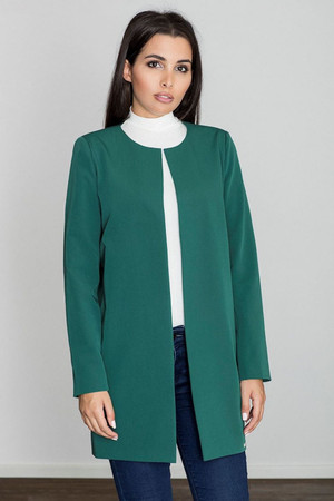 green - Coat model 111123 Figl U704-111123