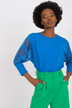 blue - Blouse model 181165 Rue Paris U704-181165