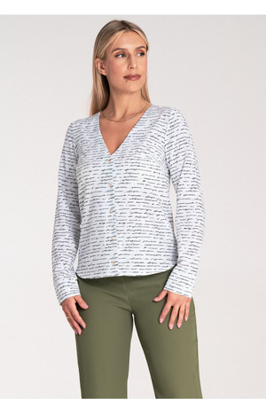 multicolor - Long sleeve shirt model 201465 Figl U704-201465