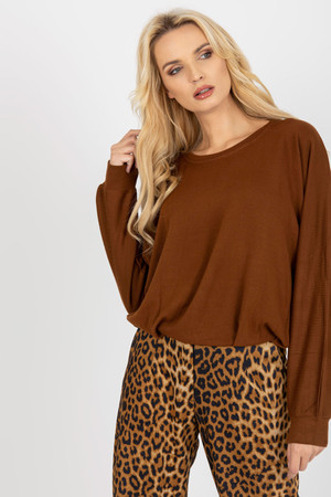brown - Jumper model 171339 Och Bella U704-171339