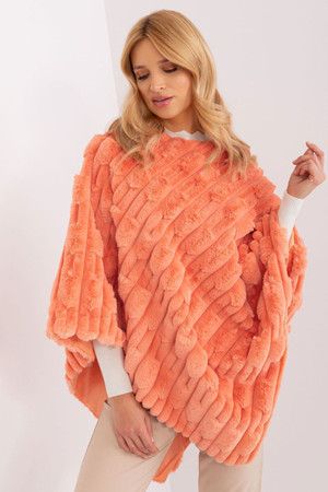 orange - Poncho model 190857 AT U704-190857