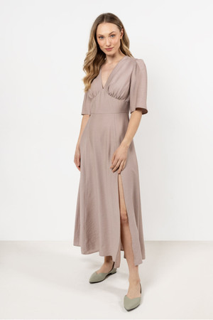 brown - Daydress model 212214 awama U704-212214