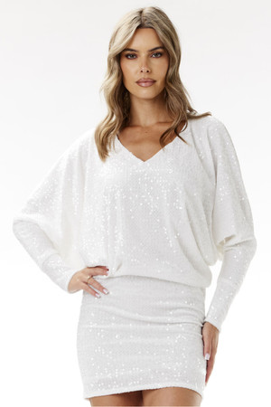 white - Evening dress model 204248 awama U704-204248