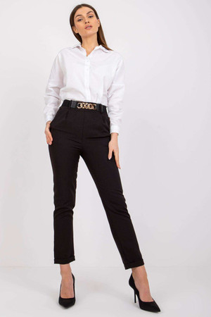 black - Women trousers model 179697 Italy Moda U704-179697