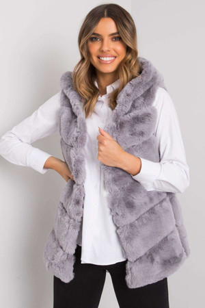 grey - Gilet model 159670 Och Bella U704-159670