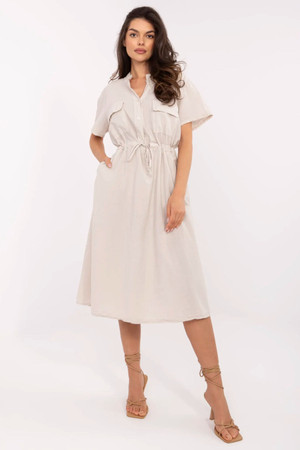 beige - Daydress model 213597 Italy Moda U704-213597