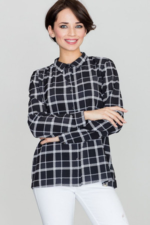 black - Long sleeve shirt model 114278 Lenitif U704-114278
