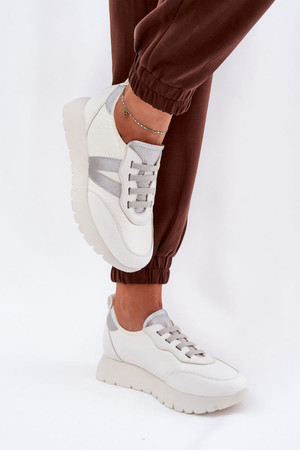 white - Platform sneakers model 209469 Step in style U704-209469