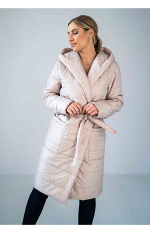 beige - Coat model 174073 Figl U704-174073