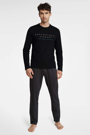 black - Pyjama model 183847 Henderson U704-183847