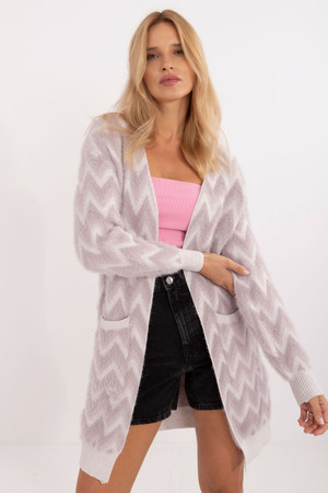 violet - Cardigan model 199550 AT U704-199550