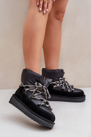 black - Snow boots model 203896 Step in style U704-203896