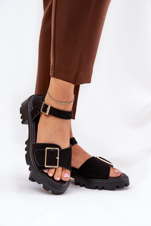 black - Sandals model 210053 Step in style U704-210053