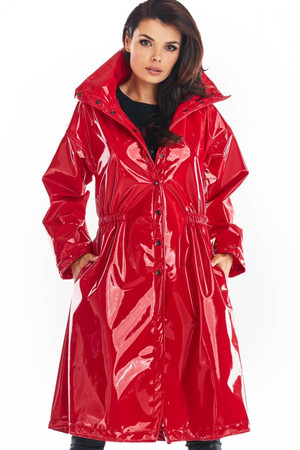 red - Coat model 149800 awama U704-149800
