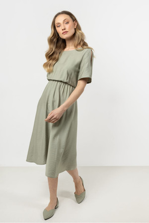 green - Daydress model 212210 awama U704-212210