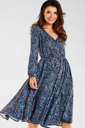 navy blue - Daydress model 176858 awama U704-176858