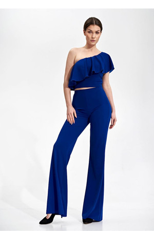 navy blue - Women trousers model 167807 Figl U704-167807