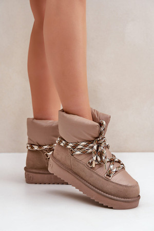 beige - Snow boots model 203895 Step in style U704-203895