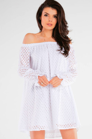white - Daydress model 166807 awama U704-166807
