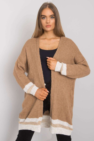 brown - Cardigan model 159722 Och Bella U704-159722