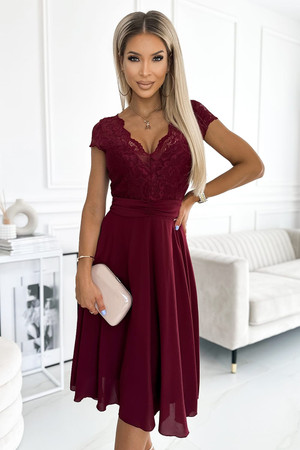 red - Evening dress model 181127 Numoco U704-181127