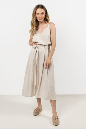 beige - Skirt model 212194 awama U704-212194