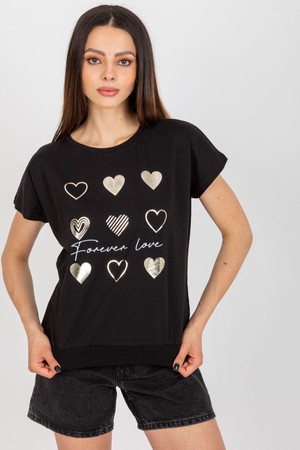 black - Blouse model 182102 Rue Paris U704-182102